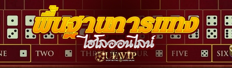 พื้นฐานการแทงไฮโลออนไลน์